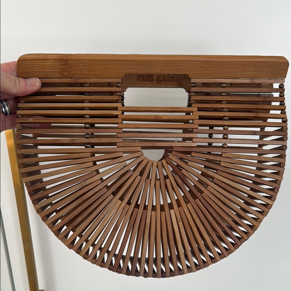 Cult Gaia Brown Bamboo Women's Bag